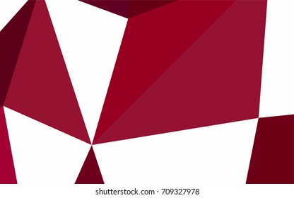 Light Purple vector of small triangles on white background. Illustration of abstract texture of triangles. Pattern design for banner, poster, cover.