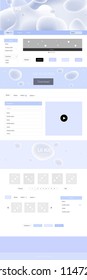 Light Purple vector style guide with bent lines. Colorful illustration in abstract memphis style with gradient. This template you can use for landing pages.
