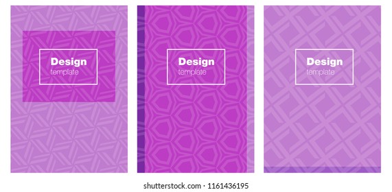Light Purple vector style guide for notepads. Blurred decorative design in abstract style with textbox. New design for cover of books.