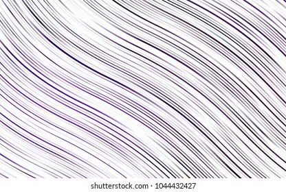 Light Purple vector template with abstract lines. Colorful illustration in abstract marble style with gradient. The best blurred design for your business.