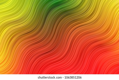 Light Purple vector template with abstract lines. Colorful abstract illustration with gradient lines. The elegant pattern for brand book.
