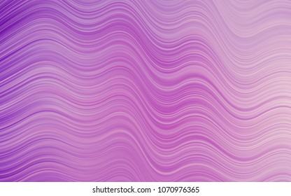 Light Purple vector template with abstract lines. Creative geometric illustration in marble style with gradient. Brand-new design for your ads, poster, banner.