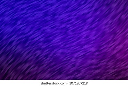 Light Purple vector template with abstract lines. Creative illustration in halftone marble style with gradient. The best blurred design for your business.