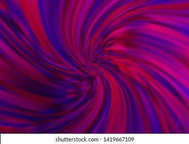 Light Purple vector template with abstract lines. Creative geometric illustration in marble style with gradient. Brand new design for your ads, poster, banner.