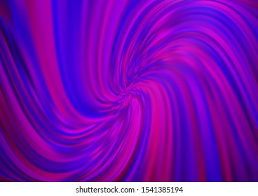 Light Purple vector template with abstract lines. Glitter abstract illustration with wry lines. A new texture for your  ad, booklets, leaflets.