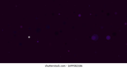 Plantilla vectorial ligera púrpura con formas abstractas. Diseño simple en estilo abstracto con formas degradadas. Diseño elegante para el juego de papel pintado.