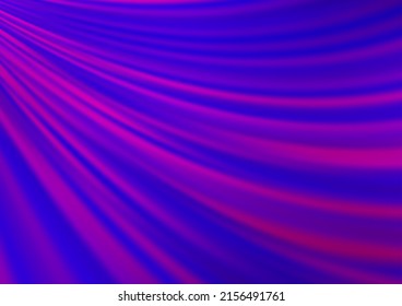 Light Purple vector template with abstract lines. A vague circumflex abstract illustration with gradient. Marble design for your web site.