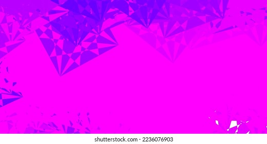 Light Purple vector template with abstract forms. Modern abstract illustration with gradient random forms. Modern design for your ads.