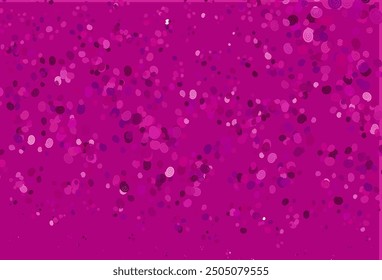 Light Purple vector template with abstract lines. Blurred geometric sample with gradient bubbles.  Brand new design for your ads, poster, banner.