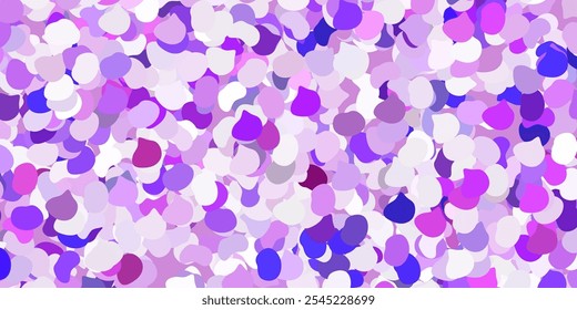 Light purple vector template with abstract forms. Colorful abstract forms with gradient in simple style. Modern design for your ads.