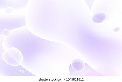Light Purple vector template with bent lines. A vague circumflex abstract illustration with gradient. Brand-new design for your ads, poster, banner.