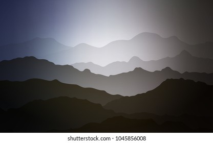 Light Purple vector template with bent lines. Blurred geometric sample with gradient bubbles.  Brand-new design for your ads, poster, banner.