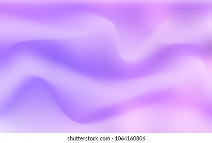 Light Purple vector template with bent lines. Shining crooked illustration in marble style. Brand-new design for your ads, poster, banner.