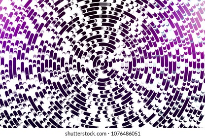 Light Purple vector template with bent ribbons. Geometric illustration in marble style with gradient.  Brand-new design for your ads, poster, banner.