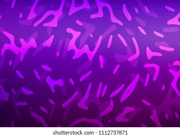 Light Purple vector template with bent ribbons. A completely new color illustration in marble style. The elegant pattern for brand book.