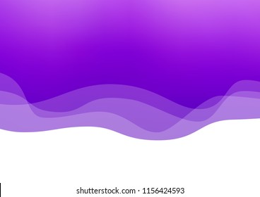 Light Purple vector template with bent lines. Shining crooked illustration in marble style. The elegant pattern for brand book.