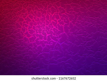 Light Purple vector template with bent lines. Creative geometric illustration in marble style with gradient. A new texture for your  ad, booklets, leaflets.