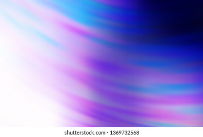 Light Purple vector template with bent lines. A circumflex abstract illustration with gradient. Abstract style for your business design.