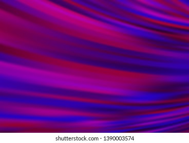 Light Purple vector template with bent lines. Geometric illustration in marble style with gradient.  New composition for your brand book.