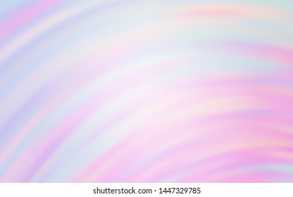 Light Purple vector template with bent lines. A shining illustration, which consists of curved lines. A completely new design for your business.
