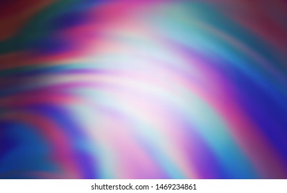 Light Purple vector template with bent lines. A completely new colorful illustration in simple style. Brand new design for your ads, poster, banner.
