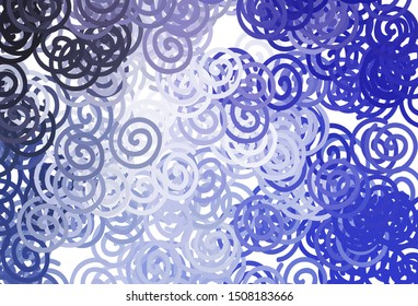 Light Purple vector template with bent lines. An elegant bright illustration with gradient. Template for cell phone screens.
