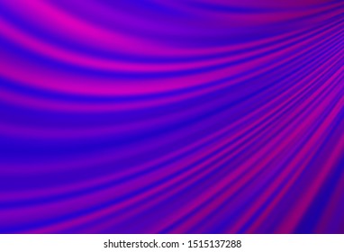 Light Purple vector template with bent ribbons. Colorful illustration in abstract marble style with gradient. Textured wave pattern for backgrounds.