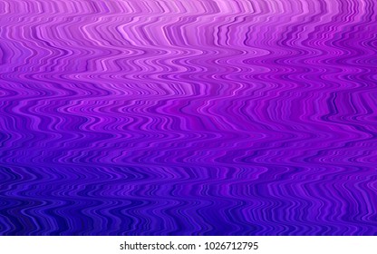 Light Purple vector template with bubble shapes. Modern gradient abstract illustration with bandy lines. A completely new template for your business design.