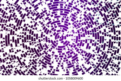Light Purple vector template with bubble shapes. Shining illustration, which consist of blurred lines, circles. A completely new template for your business design.