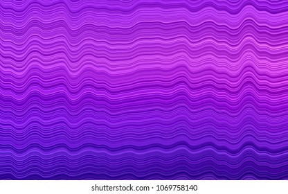 Light Purple vector template with bubble shapes. Creative geometric illustration in marble style with gradient. The template for cell phone backgrounds.