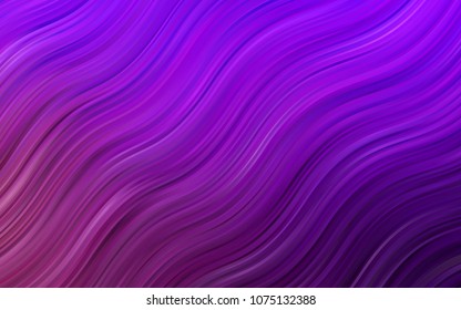 Light Purple vector template with bubble shapes. An elegant bright illustration with gradient. Pattern for your business design.