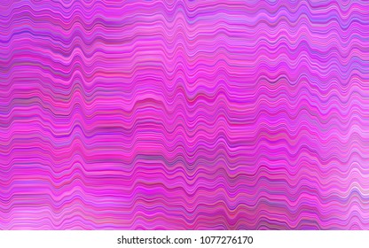 Light Purple vector template with bubble shapes. Shining crooked illustration in marble style. Pattern for your business design.
