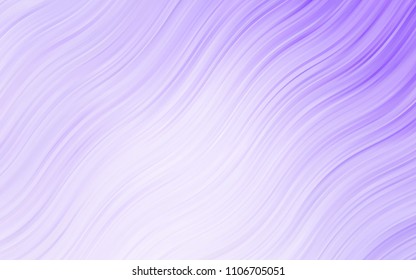 Light Purple vector template with bubble shapes. Colorful abstract illustration with gradient lines. Pattern for your business design.