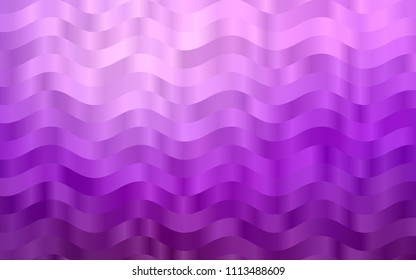 Light Purple vector template with bubble shapes. Glitter abstract illustration with wry lines. The best blurred design for your business.
