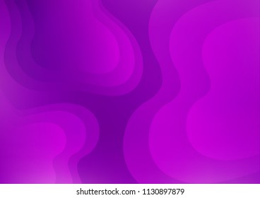 Light Purple vector template with bubble shapes. Brand new colored illustration in marble style with gradient. A completely new template for your business design.