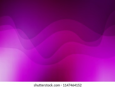 Light Purple vector template with bubble shapes. Shining illustration, which consist of blurred lines, circles. A completely new template for your business design.