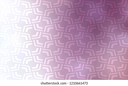 Light Purple vector template with bubble shapes. Shining illustration, which consist of blurred lines, circles. The elegant pattern for brand book.