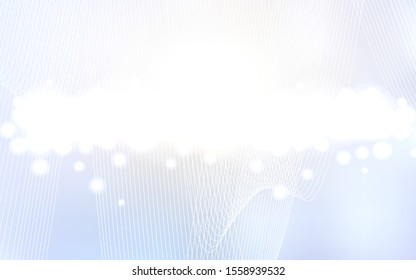 Light Purple vector template with carnival confetti. Decorative shining illustration with ribbons on abstract template. The pattern can be used for birthday gifts, congratulations.