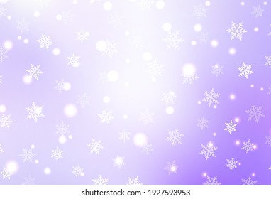 Light Purple vector template in carnival style. A colorful design in Christmas style with gradient. Best design for a college poster, banner.