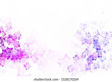 Light Purple vector template with chaotic shapes. Illustration with colorful gradient shapes in abstract style. Best smart design for your business.