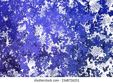 Light Purple vector template with chaotic shapes. Colorful chaotic forms with gradient in modern style. Best smart design for your business.