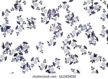 Light Purple vector template with chaotic shapes. Modern abstract illustration with colorful random forms. Elegant design for wallpapers.