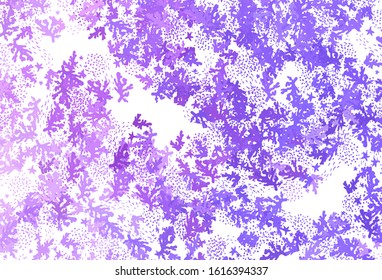 Light Purple vector template with chaotic shapes. Modern abstract illustration with colorful random forms. Background for a cell phone.