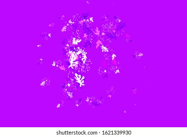 Light Purple vector template with chaotic shapes. Illustration with colorful gradient shapes in abstract style. Simple design for your web site.