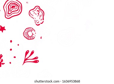 Light Purple vector template with chaotic shapes. Illustration with colorful gradient shapes in abstract style. Modern design for your business card.