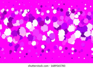 Light Purple vector template with chaotic shapes. Simple colorful illustration with abstract gradient shapes. Simple design for your web site.