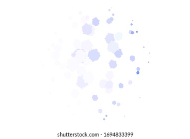 Light Purple vector template with chaotic shapes. Decorative design in abstract style with random forms. Background for a cell phone.