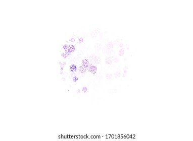 Light Purple vector template with chaotic shapes. Decorative design in abstract style with random forms. Elegant design for wallpapers.