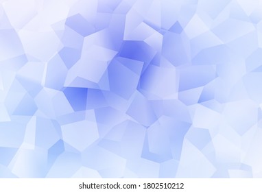 Light Purple vector template with chaotic shapes. Modern abstract illustration with colorful random forms. Best smart design for your business.
