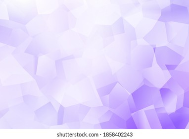 Hellviolette Vektorvorlage mit chaotischen Formen. Einfache farbige Illustration mit abstrakten Farbverlauf-Formen. Einfaches Design für Ihre Website.